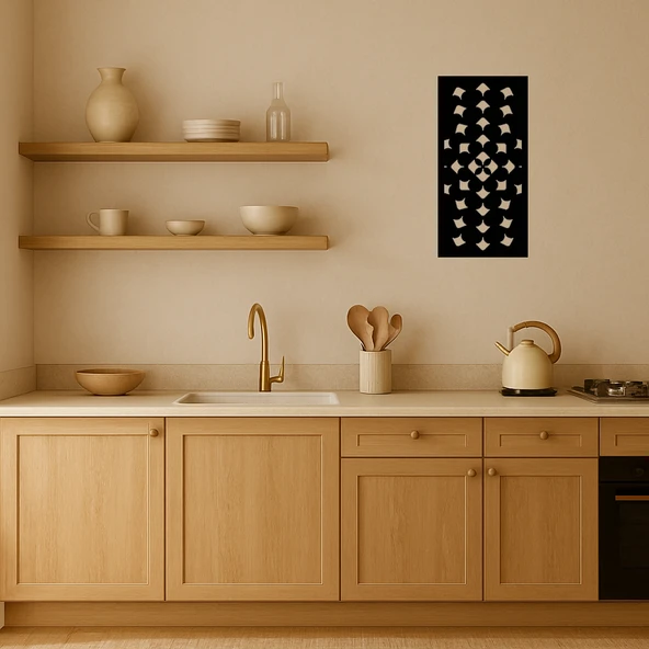 Abstrakt Desenli MDF Dekoratif Panel - Resim 2