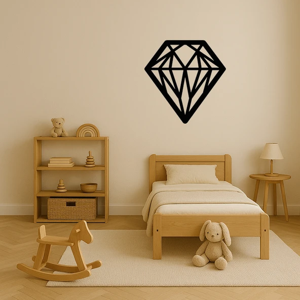 Elmas Şekilli Dekoratif Tablo - Resim 3