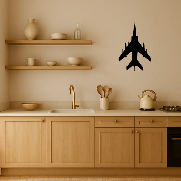 MDF 3mm Uçak Temalı Dekoratif Tablo - Model 33 - Resim 2