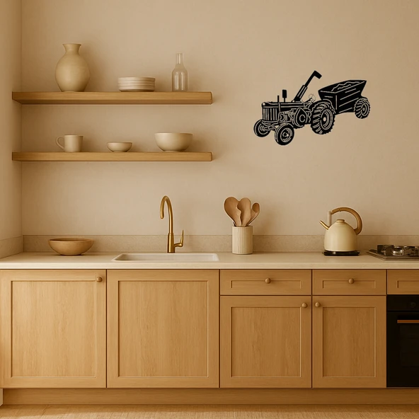 Tarım Makinesi Dekoratif Tablo - Resim 2