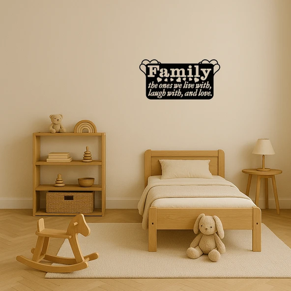 Aile Temalı Dekoratif Tablo - Resim 3