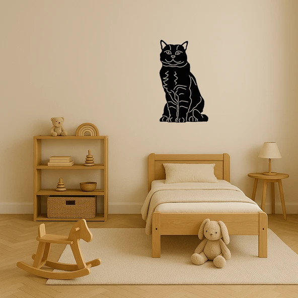 Sevimli Kediler Dekoratif İç Mekan Tablosu - Resim 3