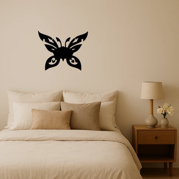 Abstrakt Kelebek Temalı MDF Dekor Tablo ürün görseli