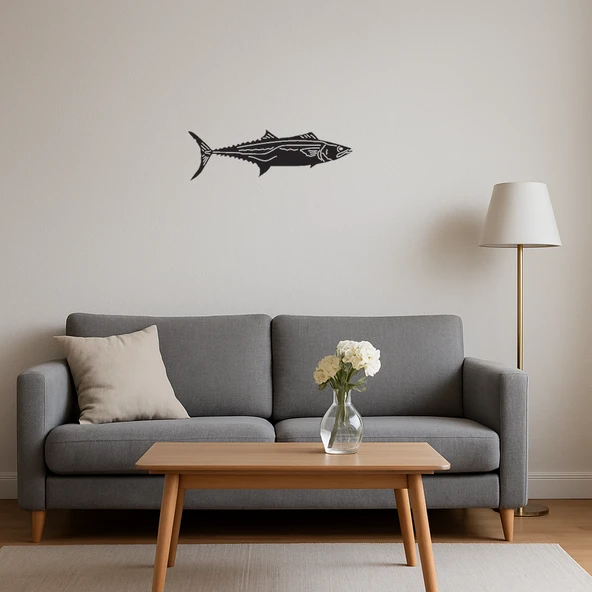 Deniz Altı ve Balıklar Temalı MDF Dekoratif Tablo - Resim 4