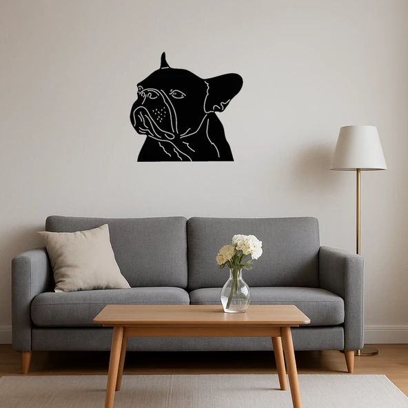 Köpek Figürlü Dekoratif Duvar Tablosu - Resim 4