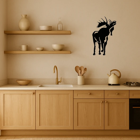 Doğanın Zarafeti Geyik Dekoratif Tablo - Resim 2