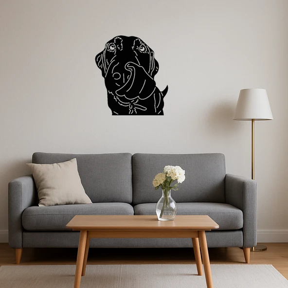 Sevimli Köpek Yüzü Tablosu - Resim 4