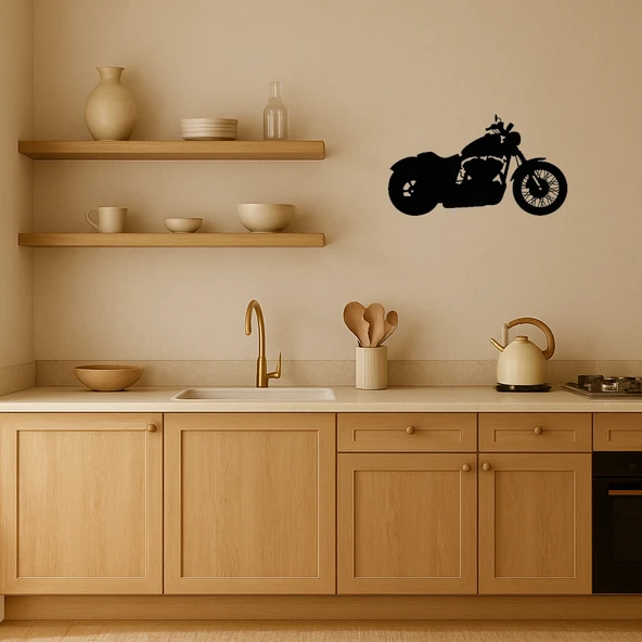 Dinamik Motorcu Tasarımlı MDF İç Mekan Tablosu - Resim 2