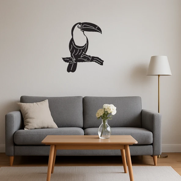 Kuş Silüetleri Dekoratif Tablo - Minimalist Şıklık - Resim 3