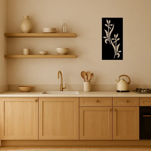 Doğal Motifli MDF Duvar Dekoru - Resim 2