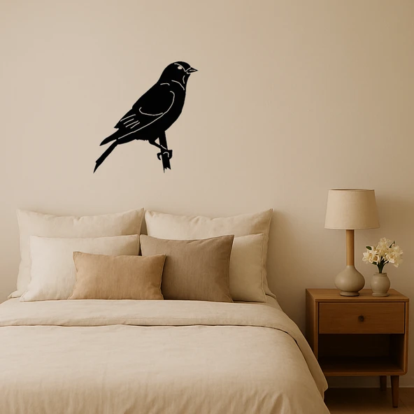 Kuzey Amerika Kuşu MDF Sanatsal Tablo ürün görseli