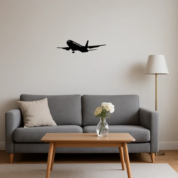 Minimalist Uçak Tablosu - Resim 4