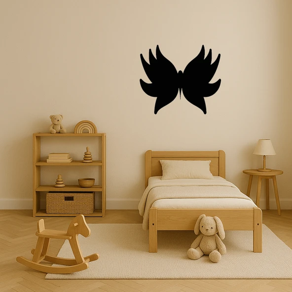 Modern Kelebek Tasarımlı MDF Sanat Tablosu - Resim 3