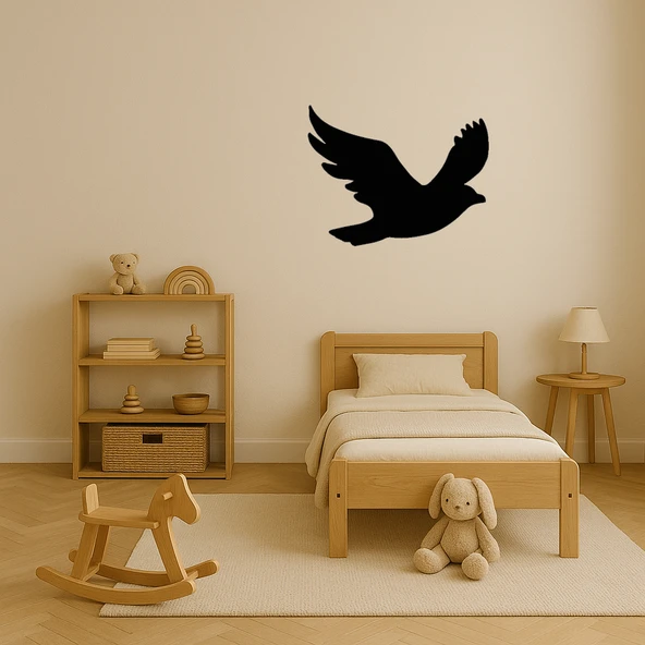Uçan Kuş MDF Dekor Tablosu - Resim 3