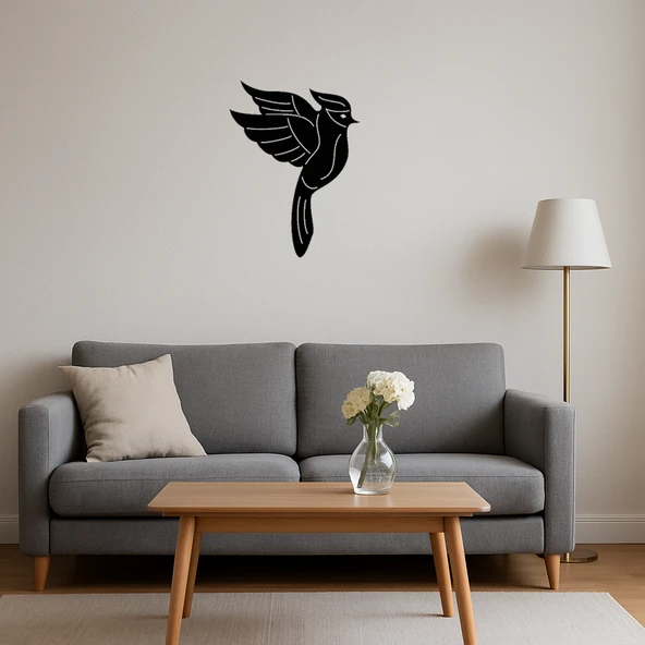 Kardinal Kuşu Dekoratif Tablo - Resim 3