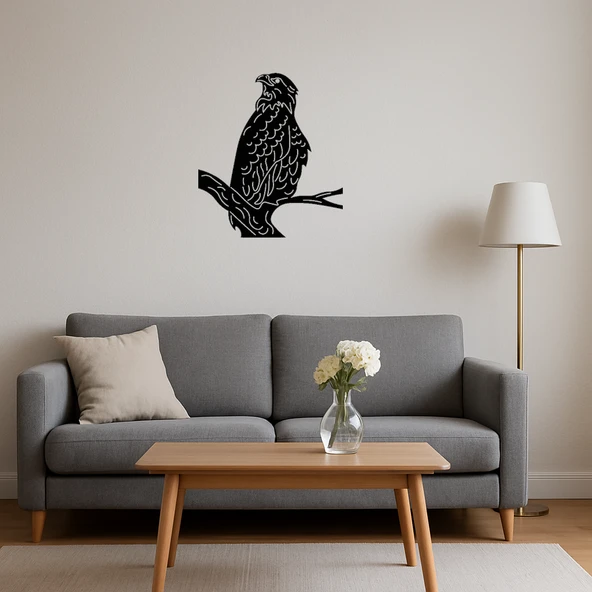 Amerikan Kartalı MDF Dekoratif Tablo - Resim 4