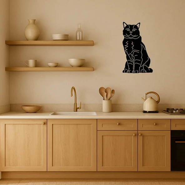 Sevimli Kediler Dekoratif İç Mekan Tablosu - Resim 2