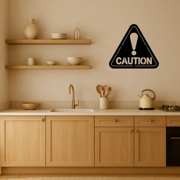 Caution Üçgen Uyarı Tabelası - Resim 2