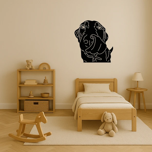 Sevimli Köpek Yüzü Tablosu - Resim 3