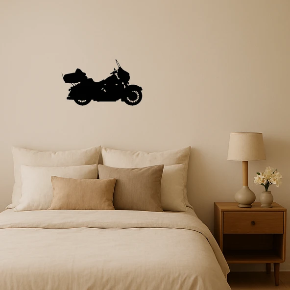 Minimalist MDF Motosiklet Dekoratif Tablo ürün görseli