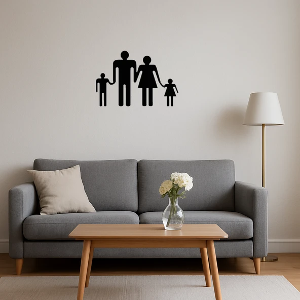 Aile Temalı Dekoratif Tablo - Resim 2