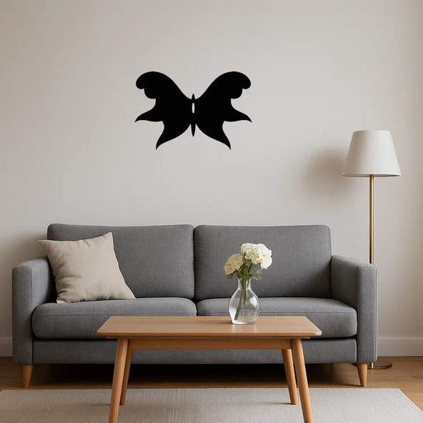 Doğal Kelebek Tasarımlı MDF Dekorasyon Tablosu - Resim 4