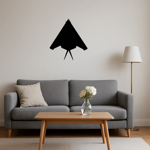 Minimalist Uçak Tasarımı Tablo - Resim 3