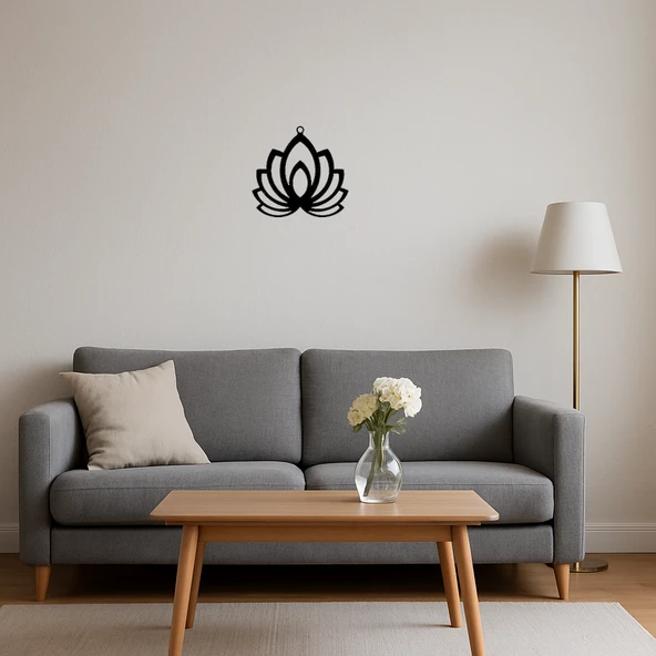 Renkli Çiçek Motifli Dekoratif Tablo - Resim 4