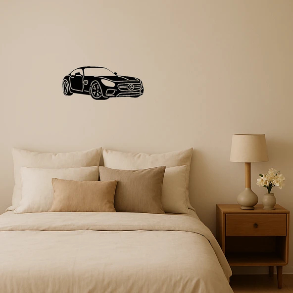 Şık Araba Motifli Dekoratif Tablo ürün görseli