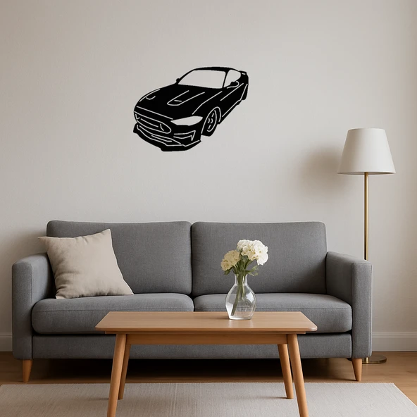 Tarz Sahibi Araba Tasarımlı MDF Dekor Tablo - Resim 2