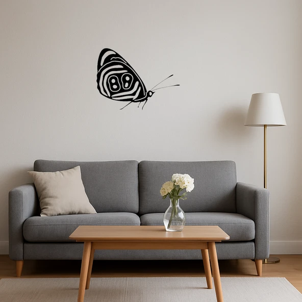 Estetik Kelebek Desenli Duvar Süsü - Resim 4