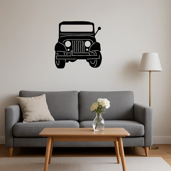 Jeep Tasarımlı Dekoratif Duvar Tablosu - Resim 2