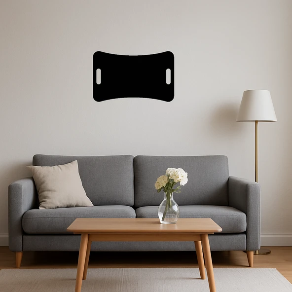 Abstrakt Renkli MDF Dekoratif Tablo - Resim 4