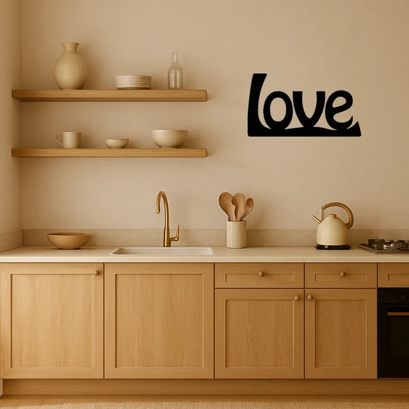 Aşk Temalı MDF Kalp Motifli Duvar Tablosu - Resim 3