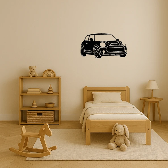 Modern Araba Tasarımlı MDF Dekoratif Duvar Tablosu - Resim 3