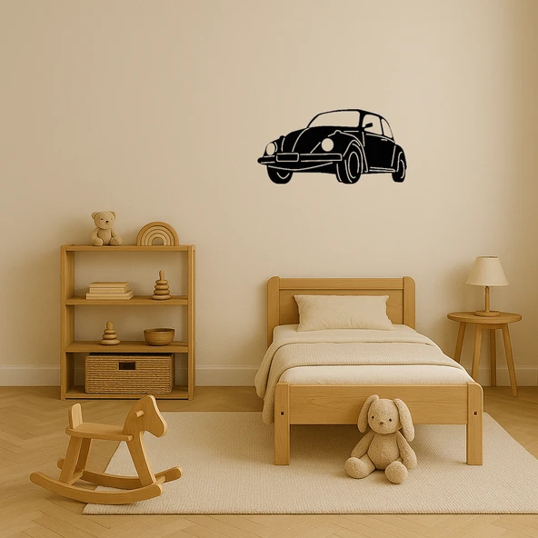 Nostaljik Muscle Car MDF Duvar Tablosu - Resim 3