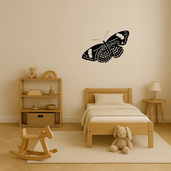 Kelebek Figürlü Zarif Dekor Tablosu - Resim 3