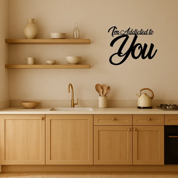 Sana Bağımlıyım Dekoratif Duvar Tablosu - Resim 2