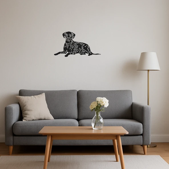 Minimalist Köpek Temalı Duvar Sanatı - Resim 4