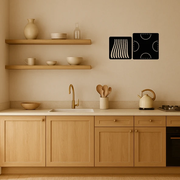 Modern Sanat Temalı MDF Tablo - Resim 2