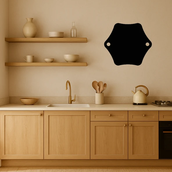 Minimalist Siyah-Beyaz MDF Dekoratif Tablo - Resim 2