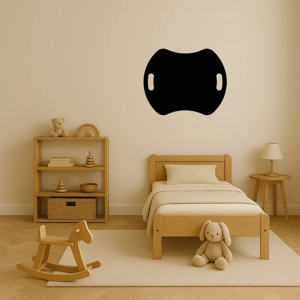 Geometrik Siyah MDF Dekoratif Tablo - Resim 3