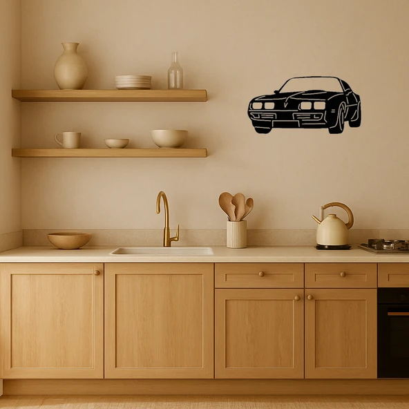 Muscle Car Temalı Dekoratif MDF Duvar Tablosu - Resim 2