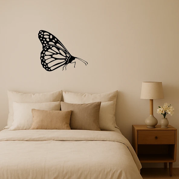 Minimalist Kelebek Duvar Sanatı ürün görseli
