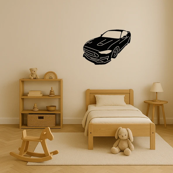 Tarz Sahibi Araba Tasarımlı MDF Dekor Tablo - Resim 4