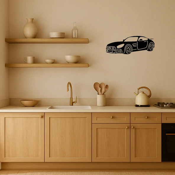 Modern Tasarımlı Araba Dekoratif Tablo - Resim 2