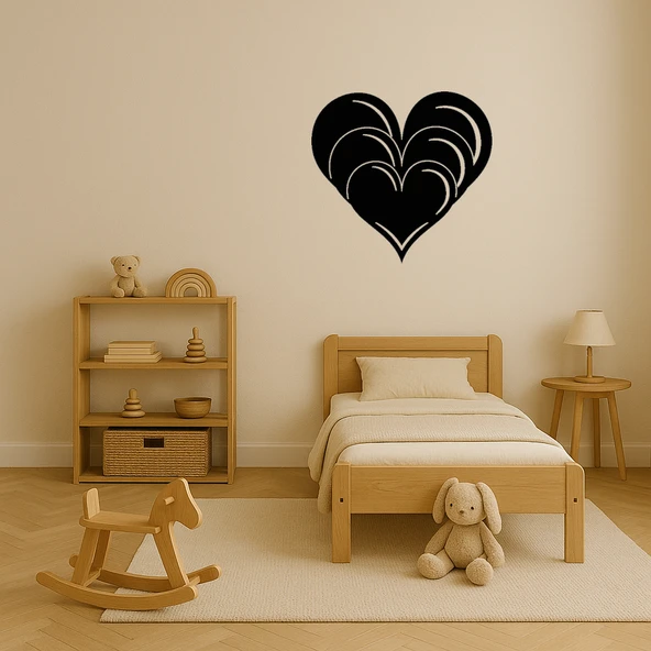 Zarif Kalpler Desenli İç Mekan Tablo - Resim 3