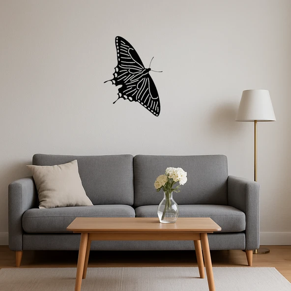 Sanatsal Kelebek Duvar Tablosu - Model 23 - Resim 4