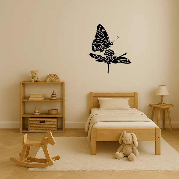 Modern Tasarımlı MDF Kelebek Tablo - Resim 3