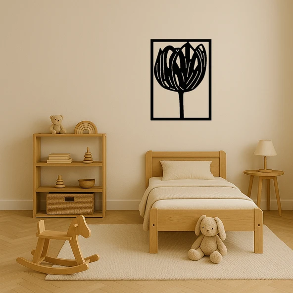 Çiçek Desenli Dekoratif Panel - Resim 3